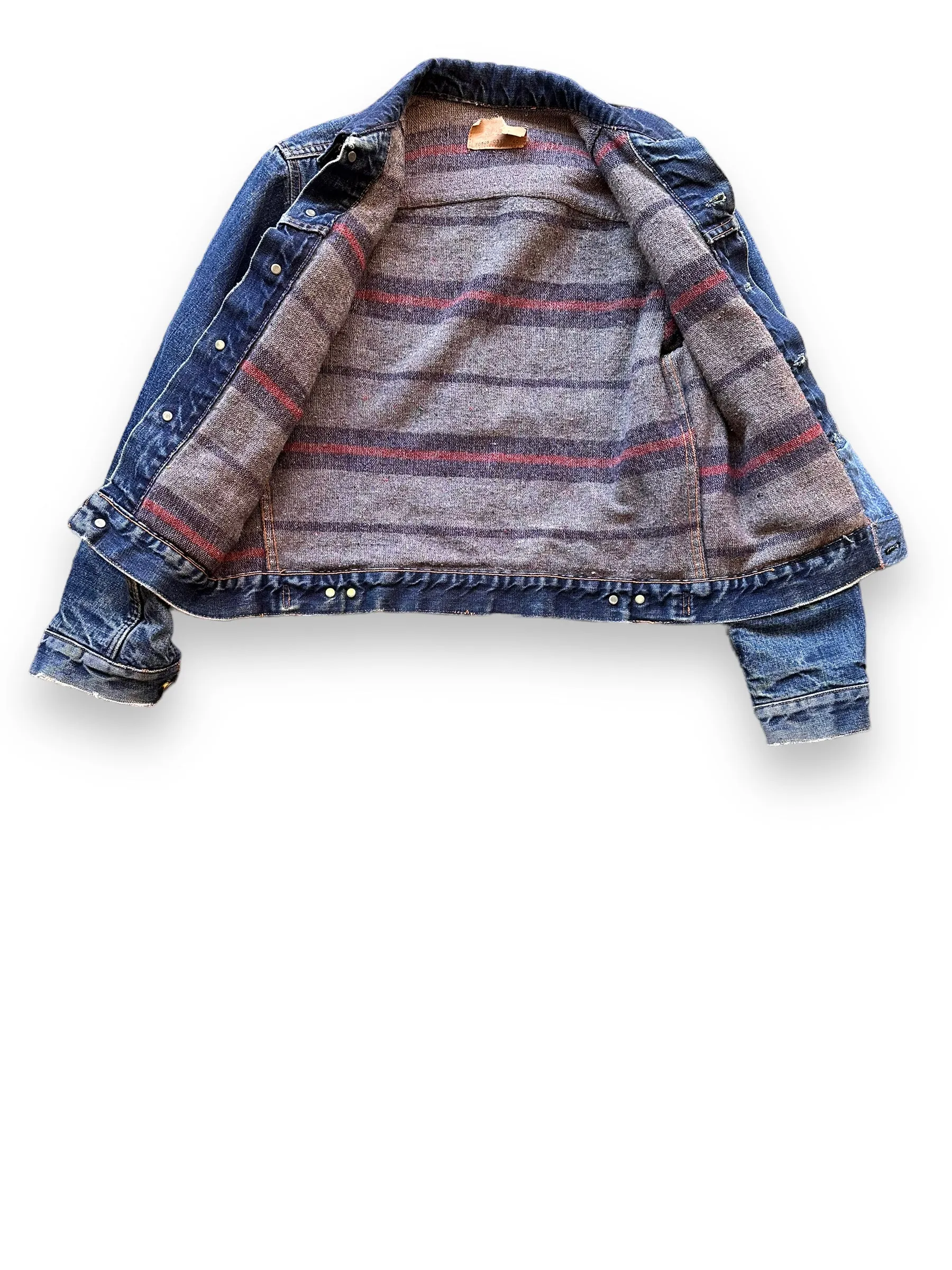 Vintage Levi's Big E Blanket Lined 70505 Denim Jacket SZ 40 | Vintage Denim Workwear Seattle | Seattle Vintage Denim