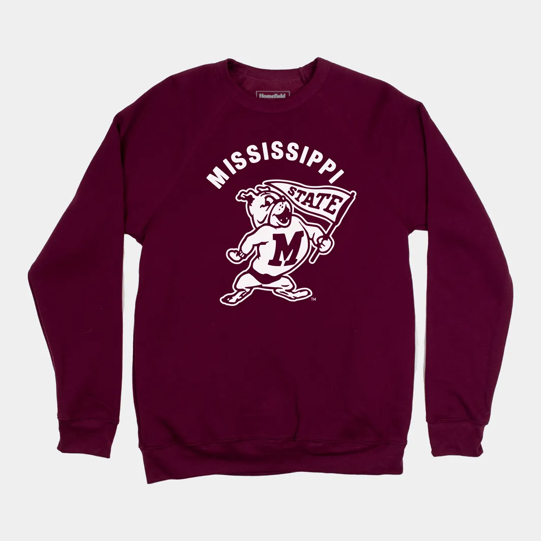 Vintage Mississippi State Bulldogs Crewneck