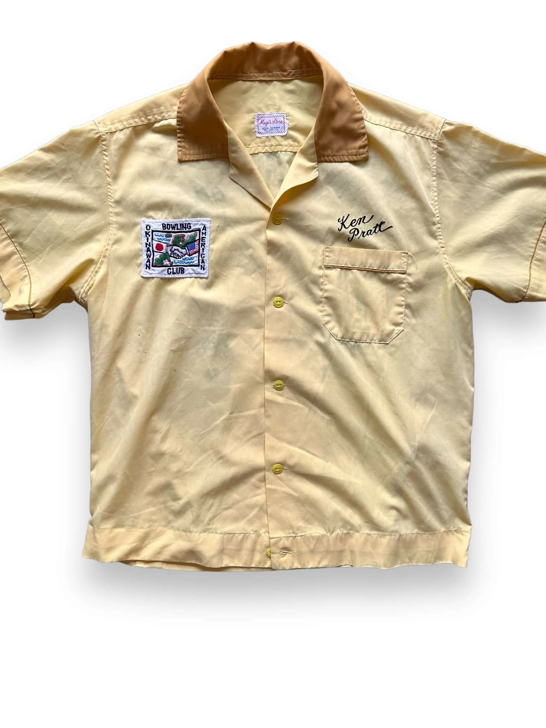 Vintage Mugi's Okinawa Bowling Shirt SZ L | Vintage Bowling Shirt Seattle