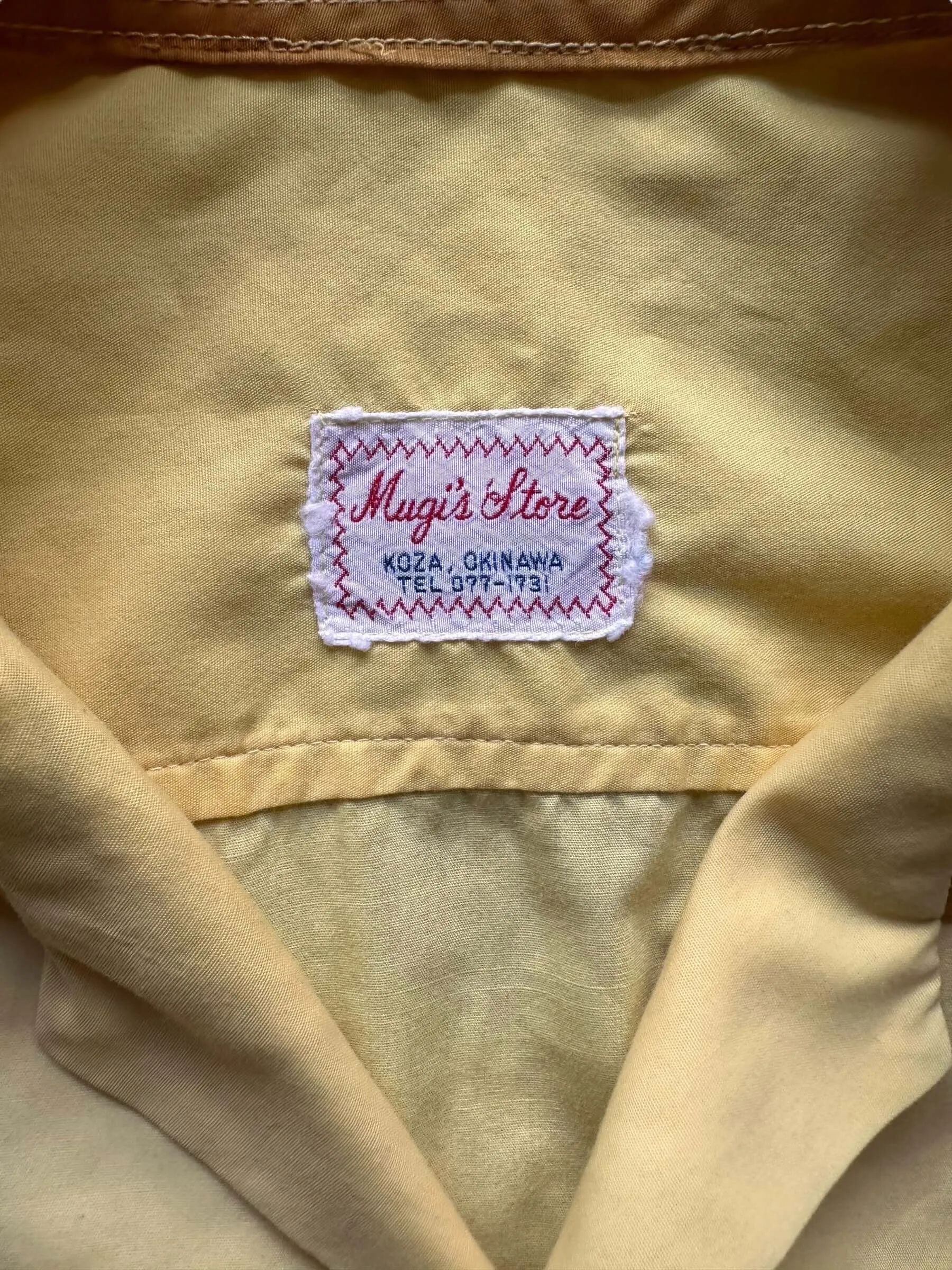 Vintage Mugi's Okinawa Bowling Shirt SZ L | Vintage Bowling Shirt Seattle