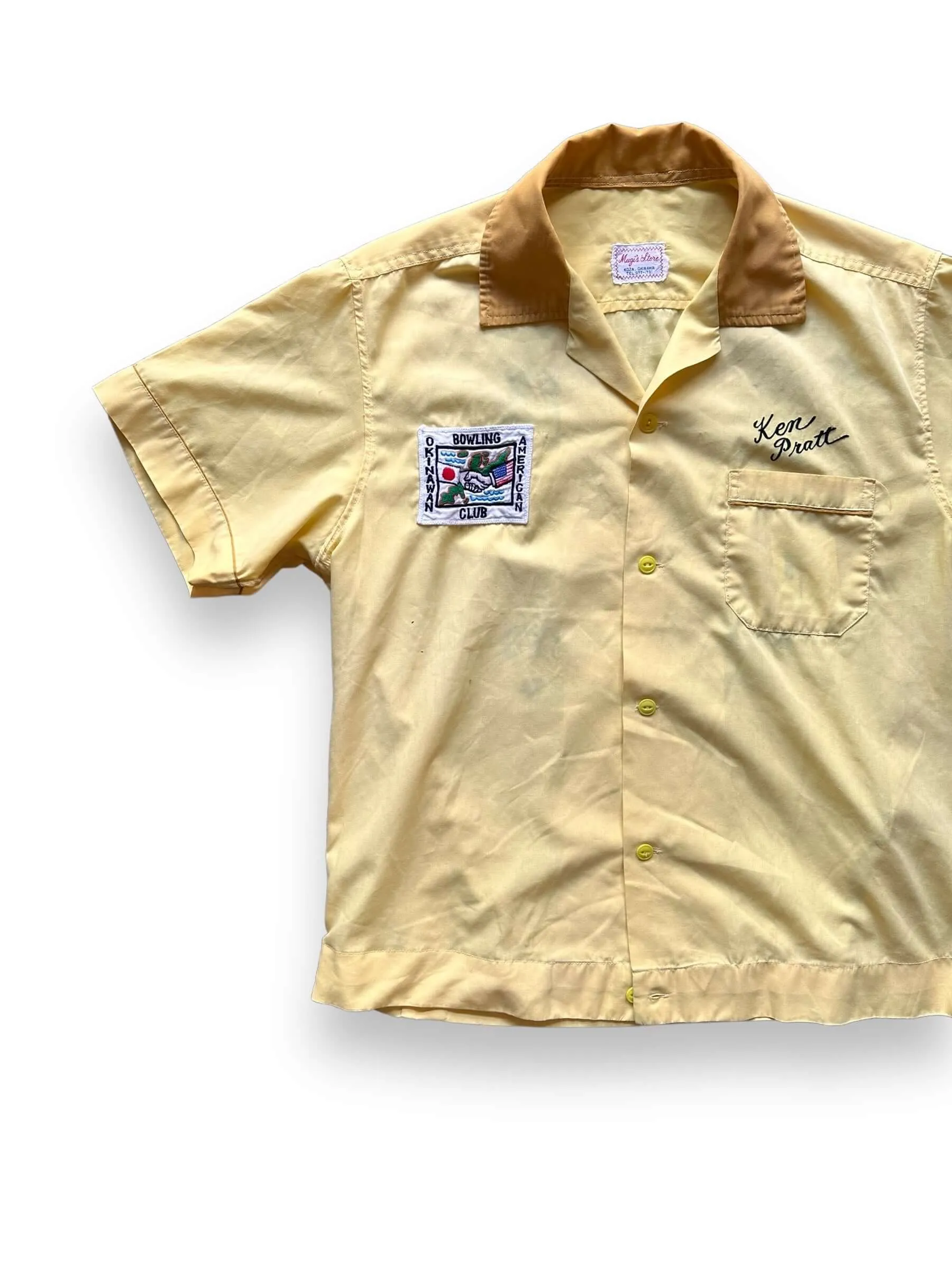Vintage Mugi's Okinawa Bowling Shirt SZ L | Vintage Bowling Shirt Seattle