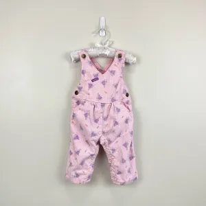 Vintage OshKosh B'gosh Pink Bunny Overalls 6-9 Months USA