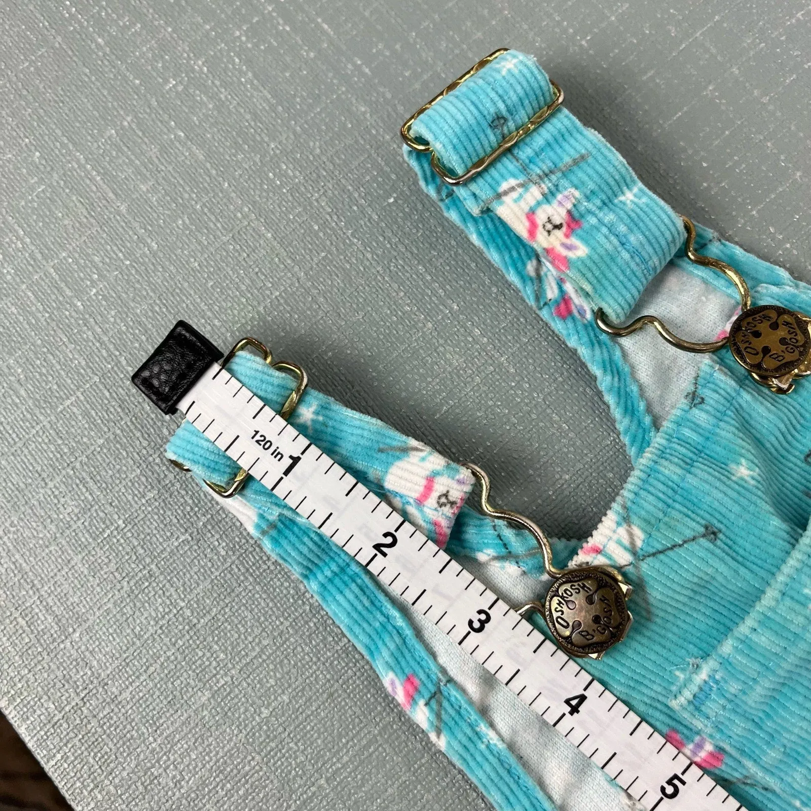 Vintage OshKosh B'gosh Ski Bunny Overalls 18 Months USA