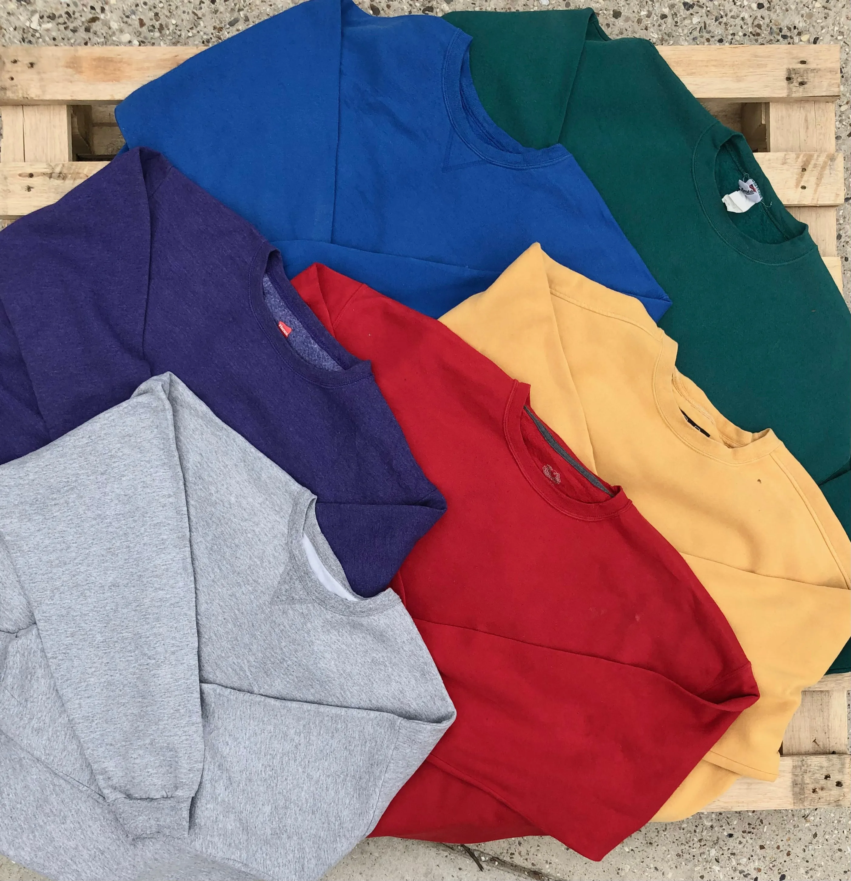Vintage Plain Sweatshirts