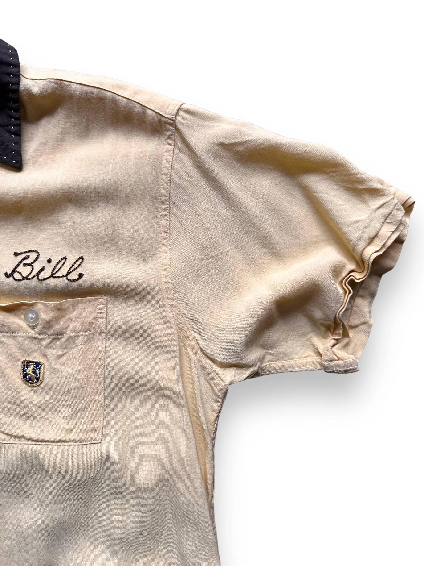 Vintage Power City Electric Company Rayon Bowling Shirt SZ L | Vintage Bowling Shirt Seattle | Barn Owl Vintage Seattle