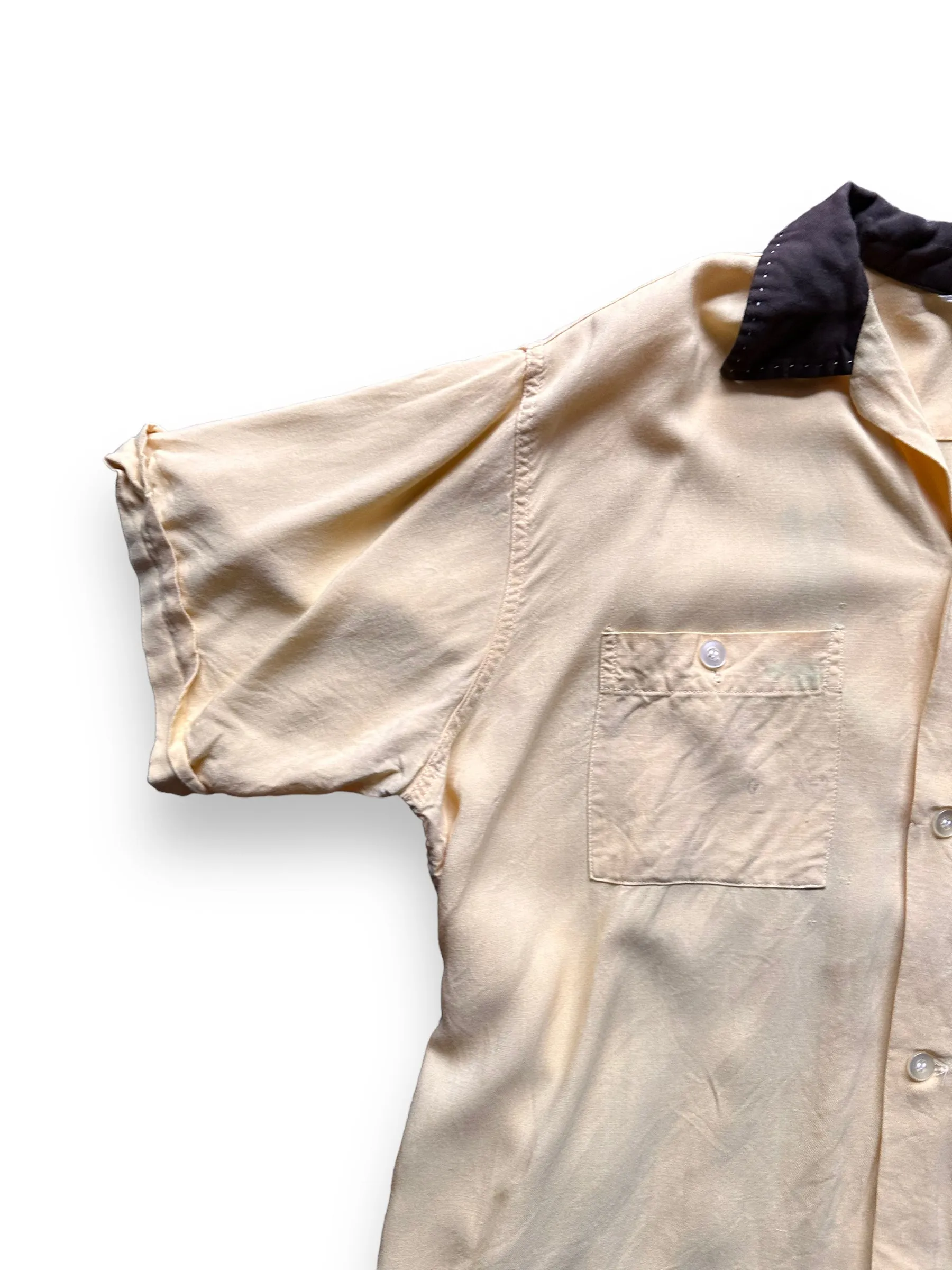 Vintage Power City Electric Company Rayon Bowling Shirt SZ L | Vintage Bowling Shirt Seattle | Barn Owl Vintage Seattle