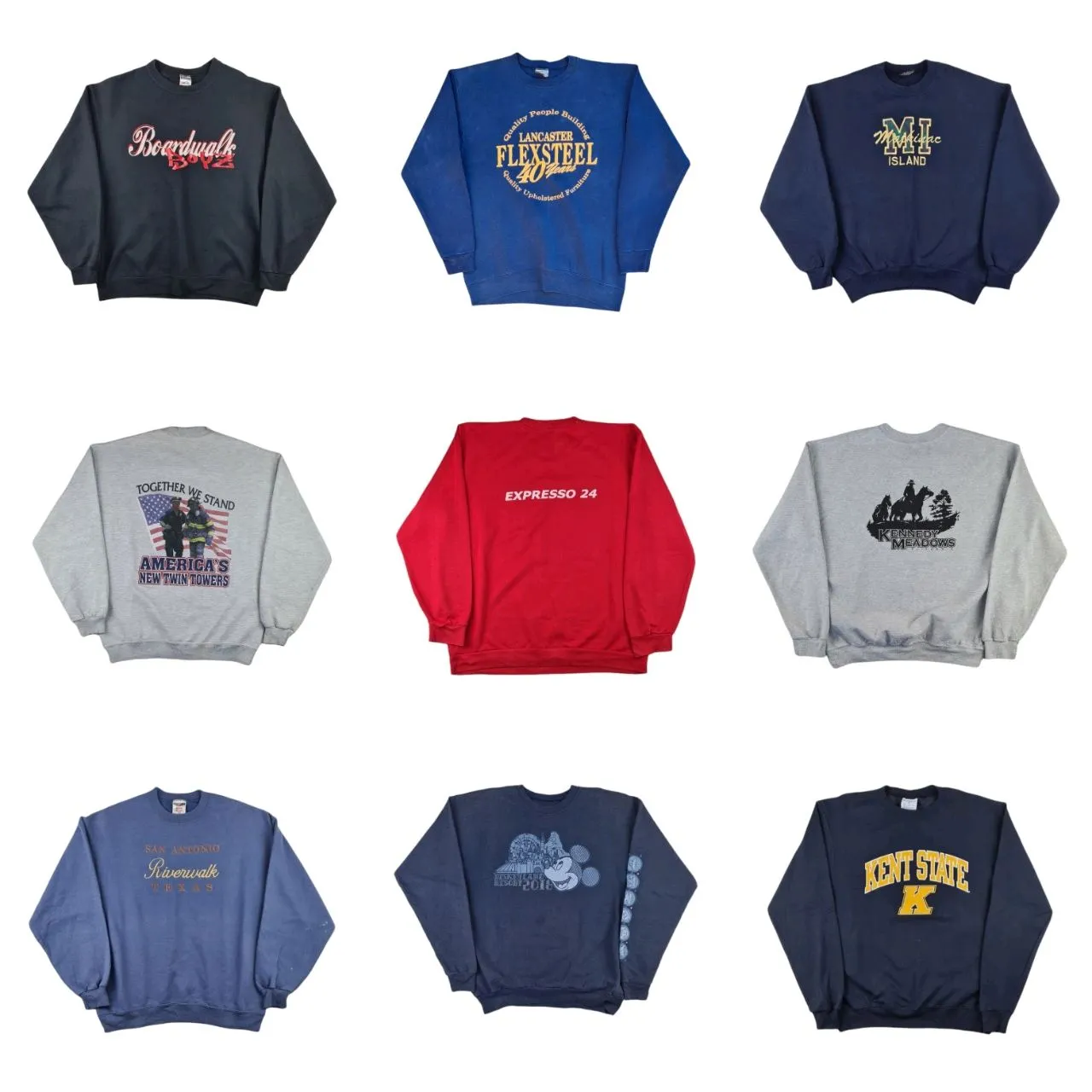 Vintage Premium 1990 Sweatshirts Bundle (40 pcs)
