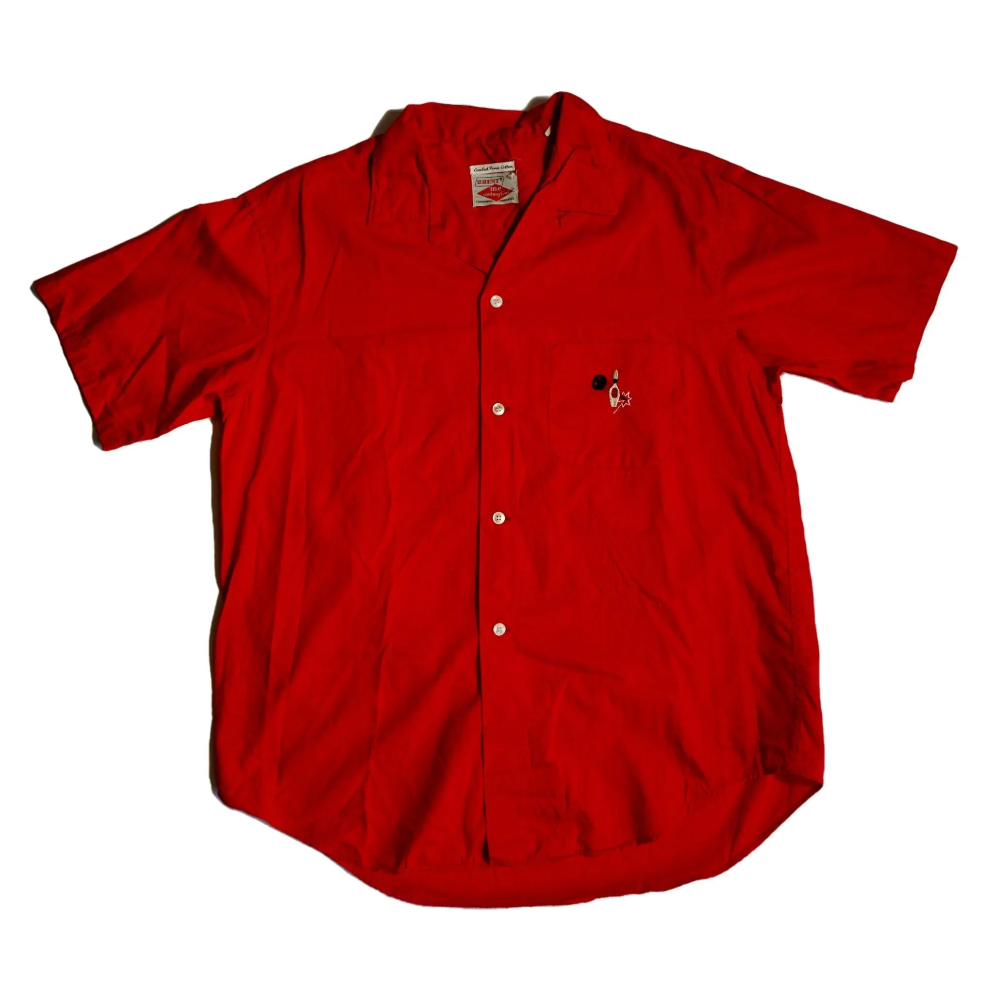 Vintage Red Bowling Shirt