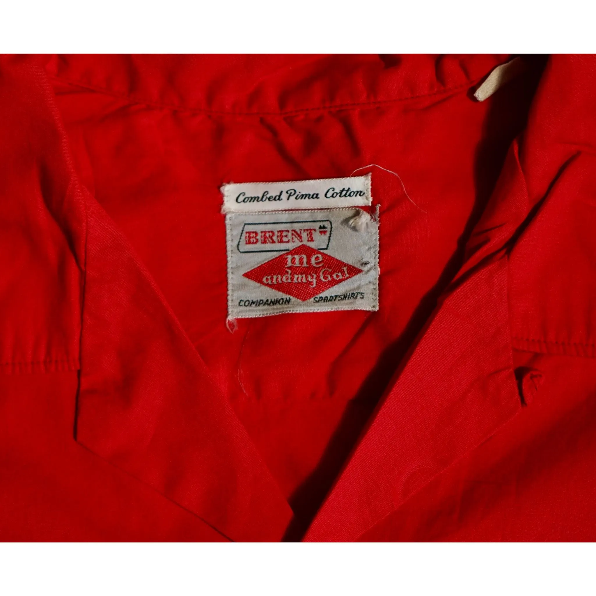 Vintage Red Bowling Shirt
