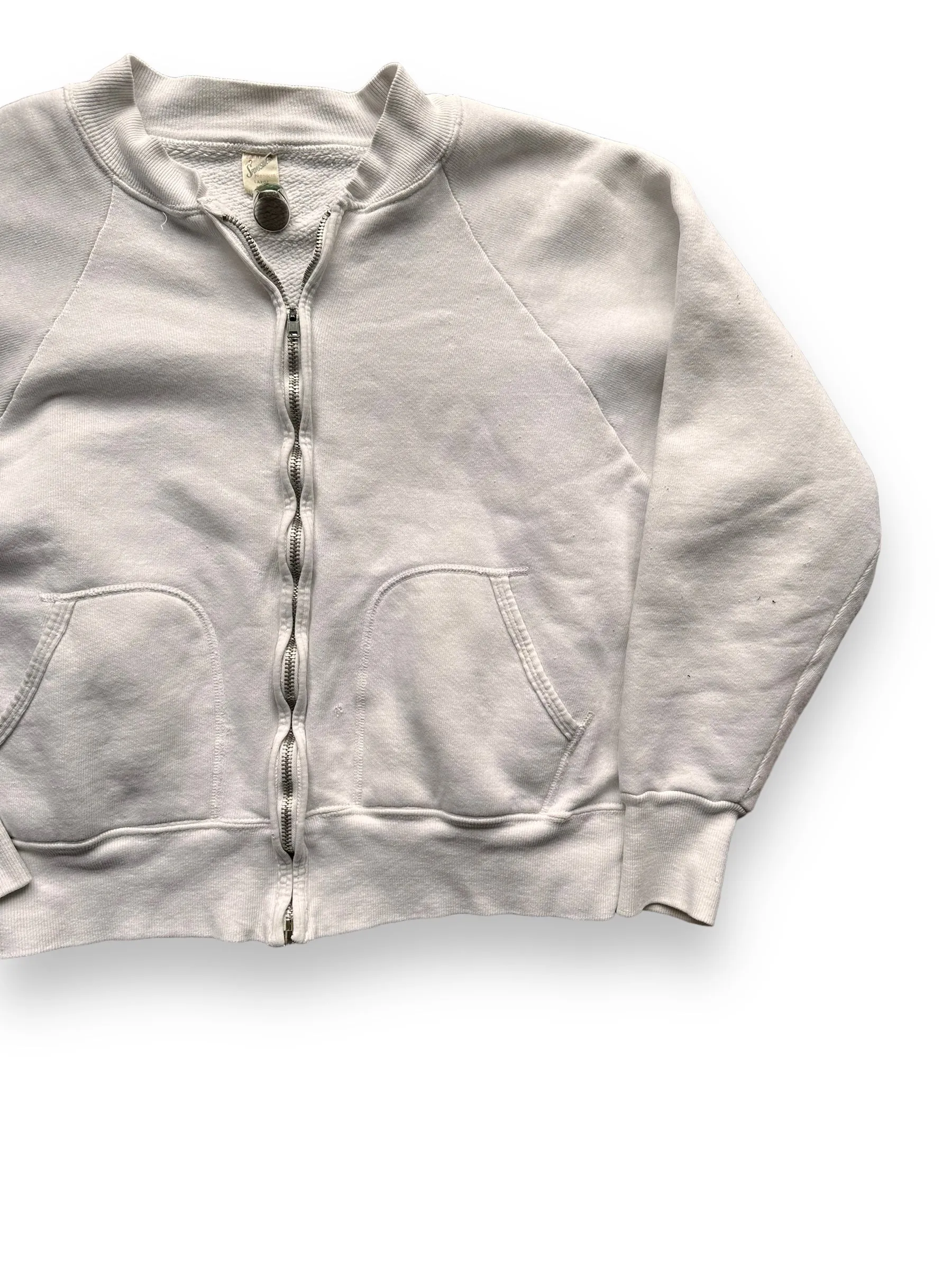 Vintage Russell Quality Sportswear Zip Up Sweatshirt SZ XL | Vintage Sweatshirt Seattle | Barn Owl Vintage Seattle