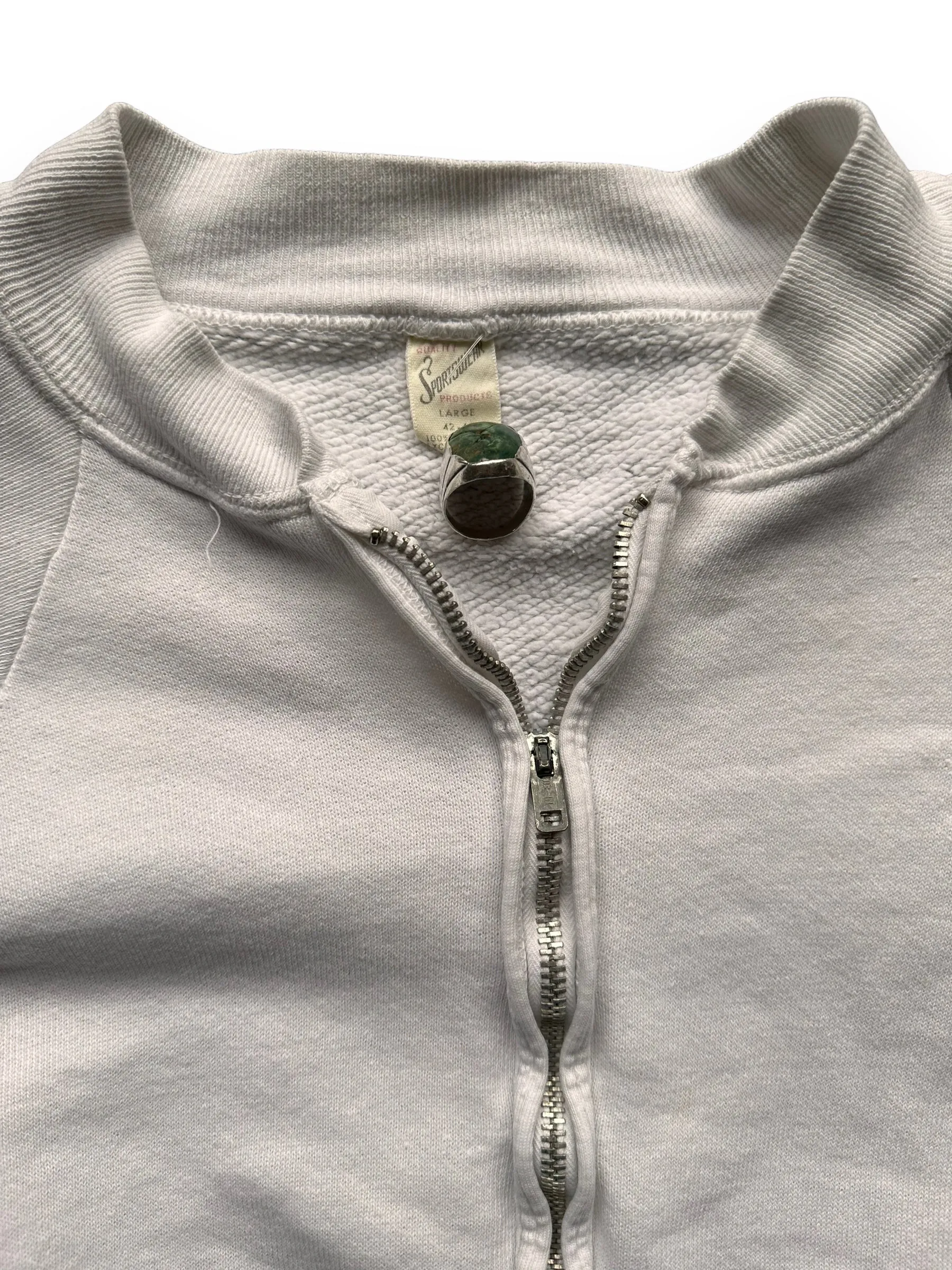 Vintage Russell Quality Sportswear Zip Up Sweatshirt SZ XL | Vintage Sweatshirt Seattle | Barn Owl Vintage Seattle