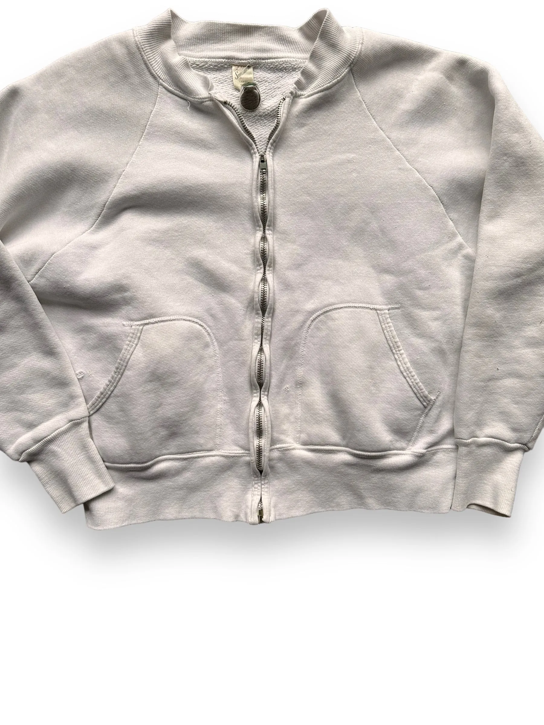 Vintage Russell Quality Sportswear Zip Up Sweatshirt SZ XL | Vintage Sweatshirt Seattle | Barn Owl Vintage Seattle