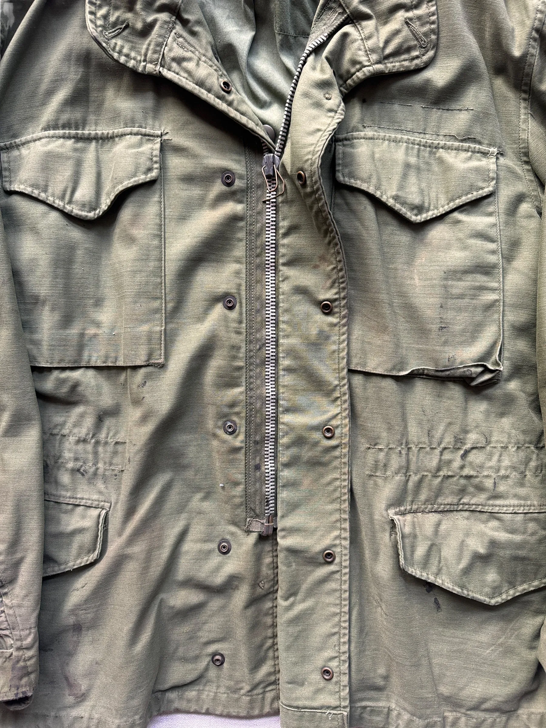 Vintage Stained M-65 Field Jacket SZ L