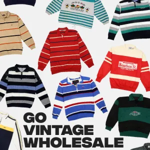 Vintage Striped Sweatshirts x 15