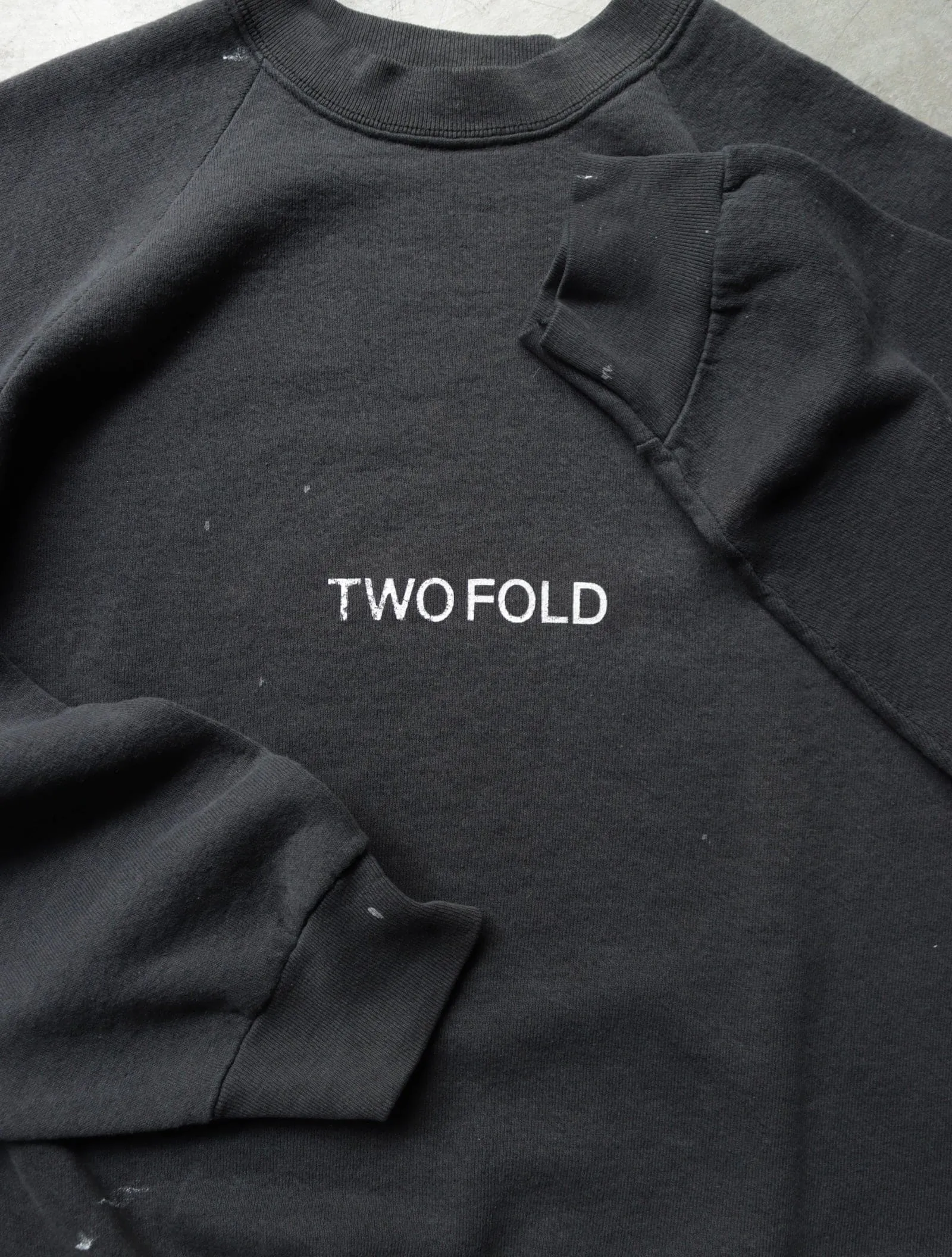 VINTAGE 'TWO FOLD' LOGO FADED SWEATSHIRT