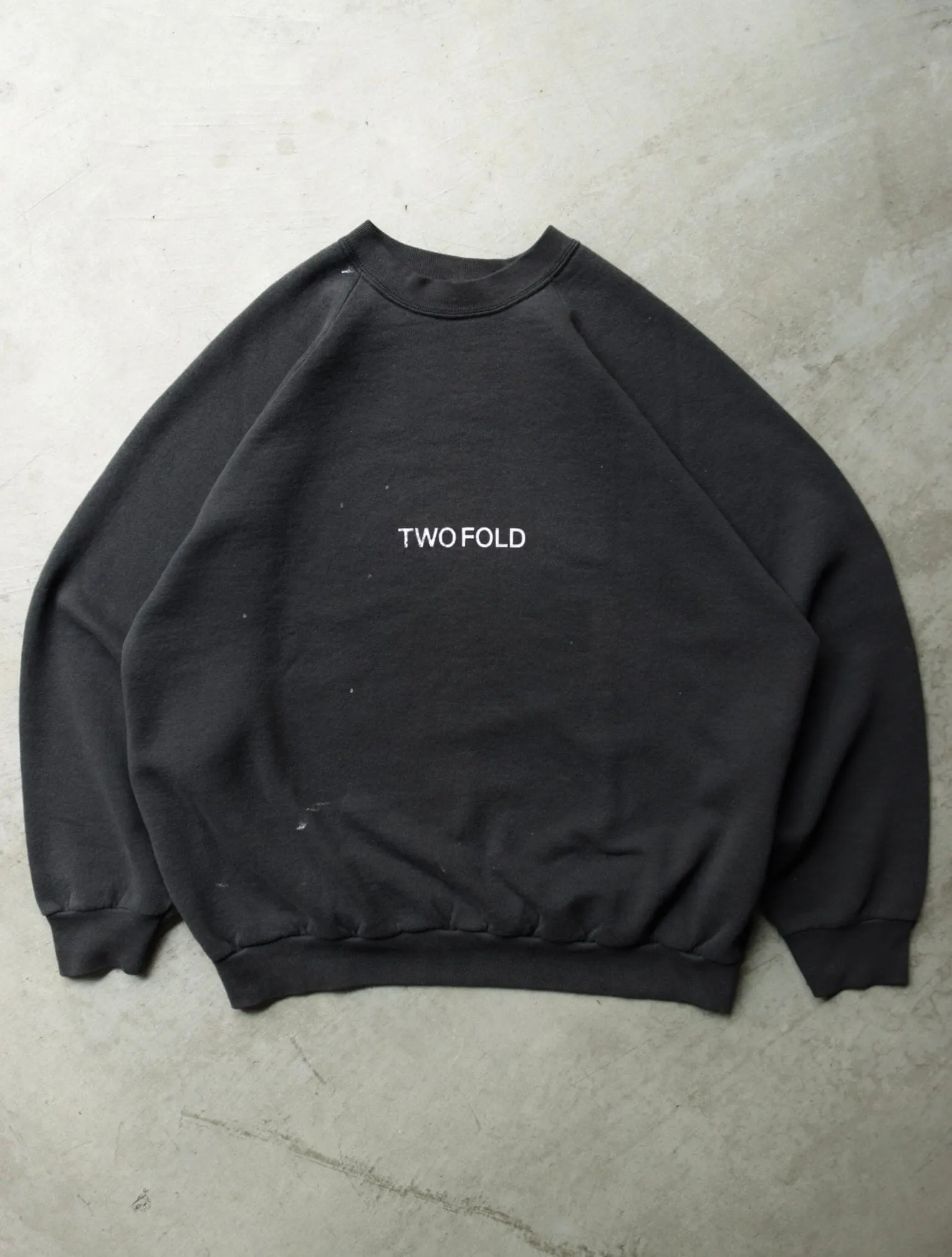 VINTAGE 'TWO FOLD' LOGO FADED SWEATSHIRT