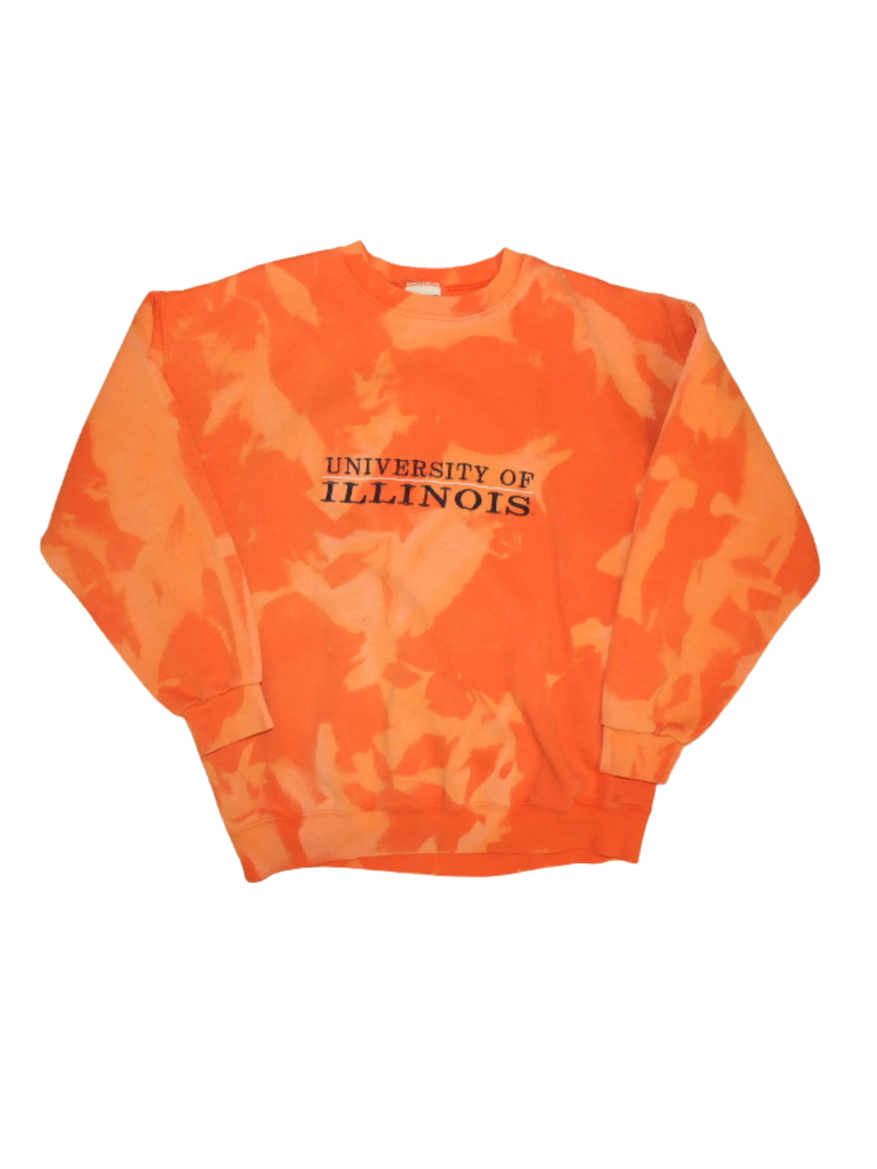 Vintage University of Illinois Bleached Sweatshirt