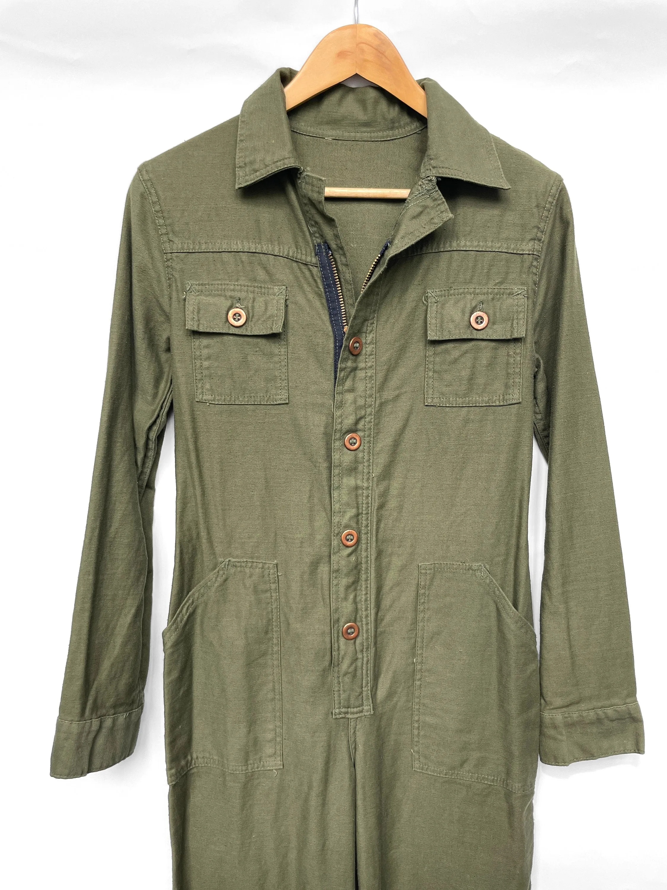 Vintage USA 1960s Flared Boilersuit