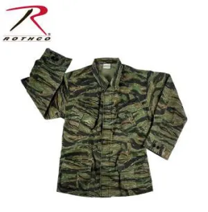 Vintage Vietnam Fatigue Shirt Rip-Stop, Tiger Stripe
