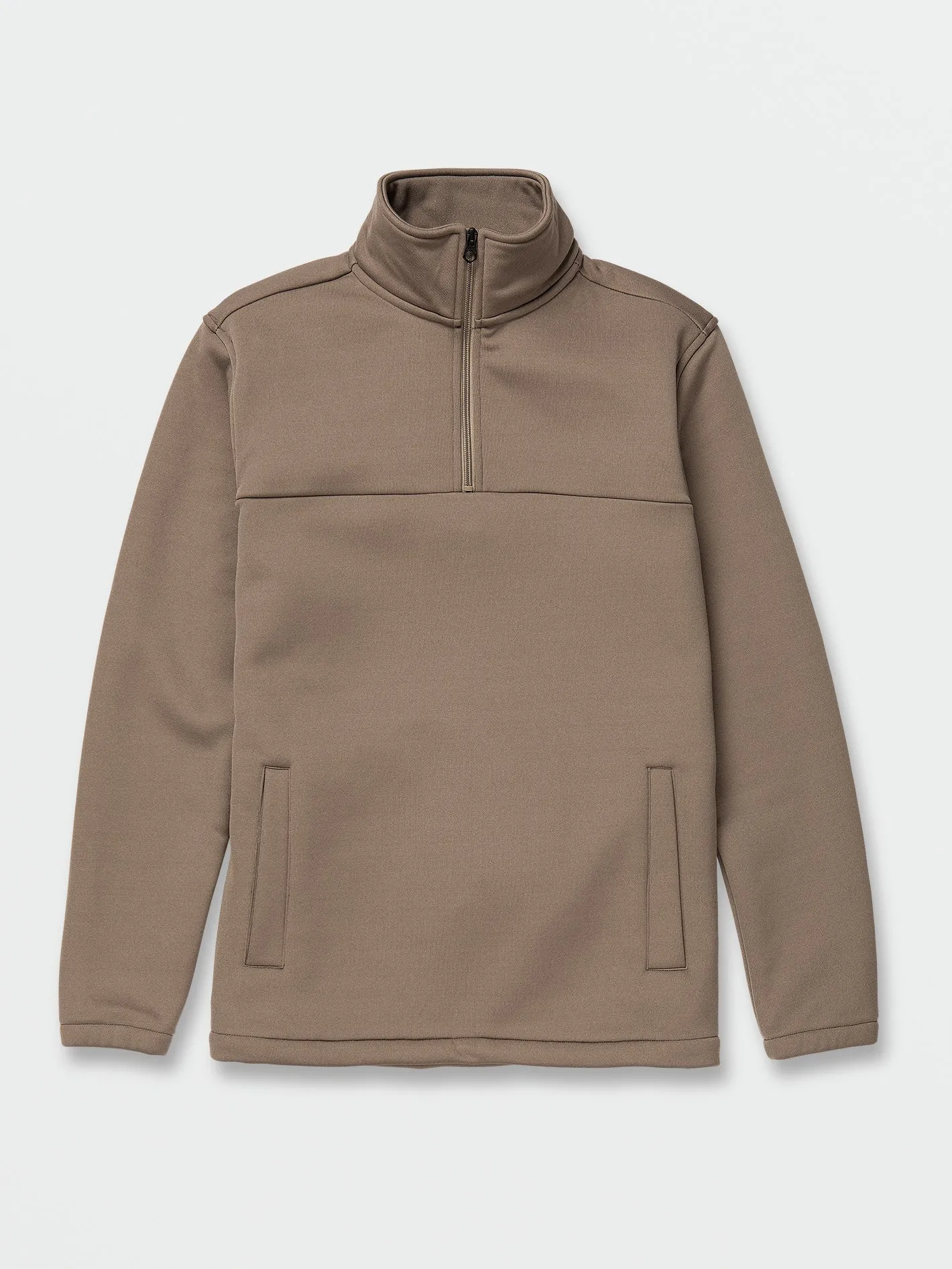 Volcom Workwear Quarter Zip Fleece Pullover - Brindle