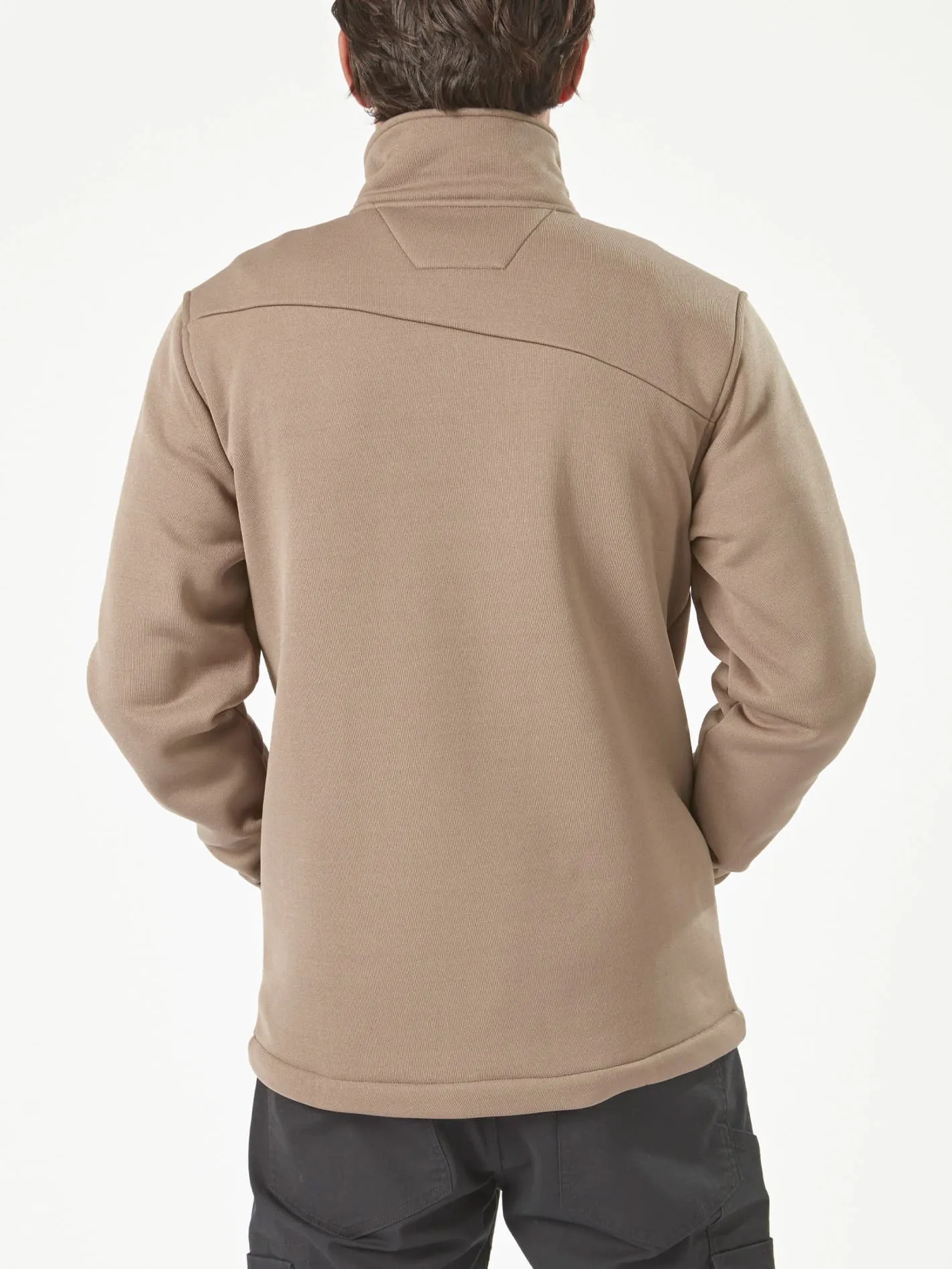 Volcom Workwear Quarter Zip Fleece Pullover - Brindle