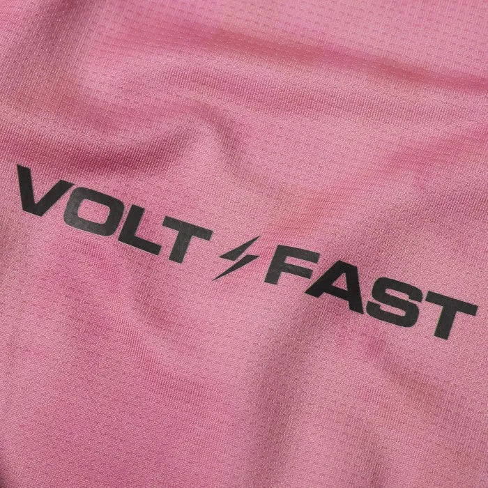 Volt and Fast Women's Bolt Running Jersey Tie Dye V1 Series - Pink