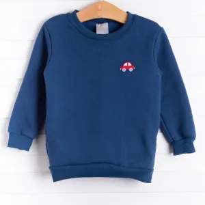 Vroom Vroom Sweatshirt, Navy