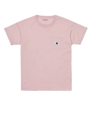 W' S/S Carrie Pocket T-Shirt - Frosted Pink