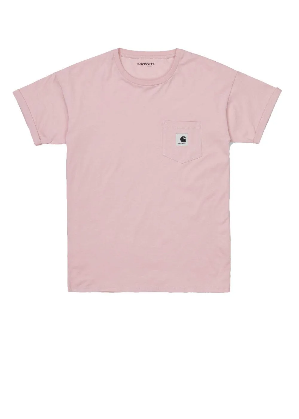 W' S/S Carrie Pocket T-Shirt - Frosted Pink