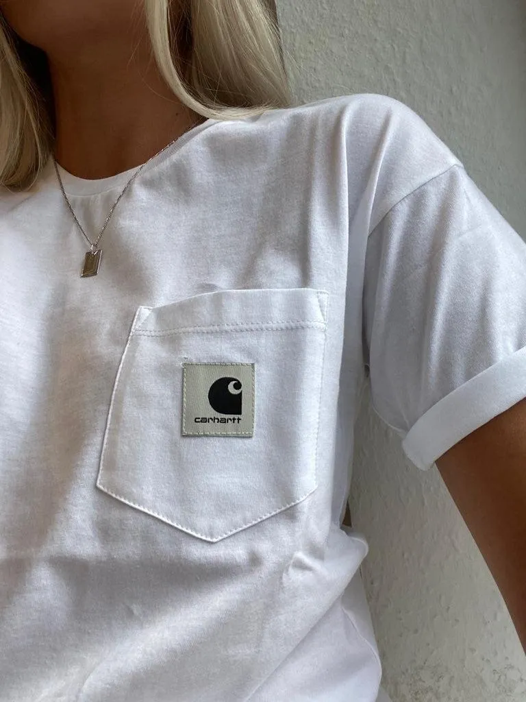 W' S/S Carrie Pocket T-Shirt - White