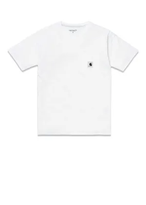 W' S/S Carrie Pocket T-Shirt - White