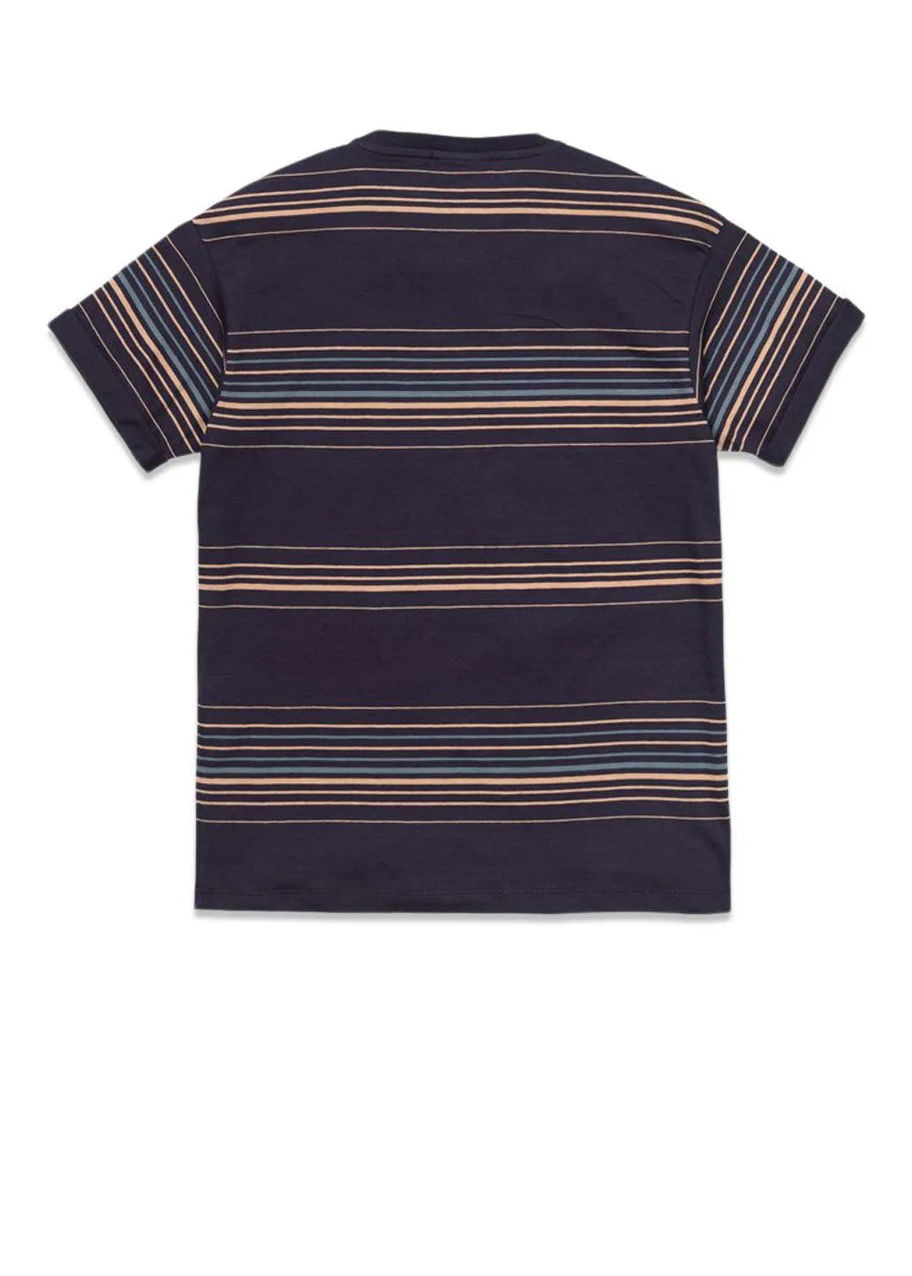 W' S/S Tori Pocket T-Shirt - Tori Stripe, Black