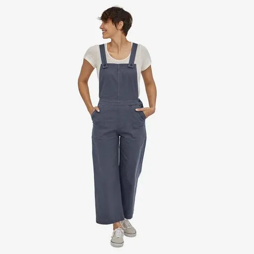 W STAND UP CROPPED OVERALLS