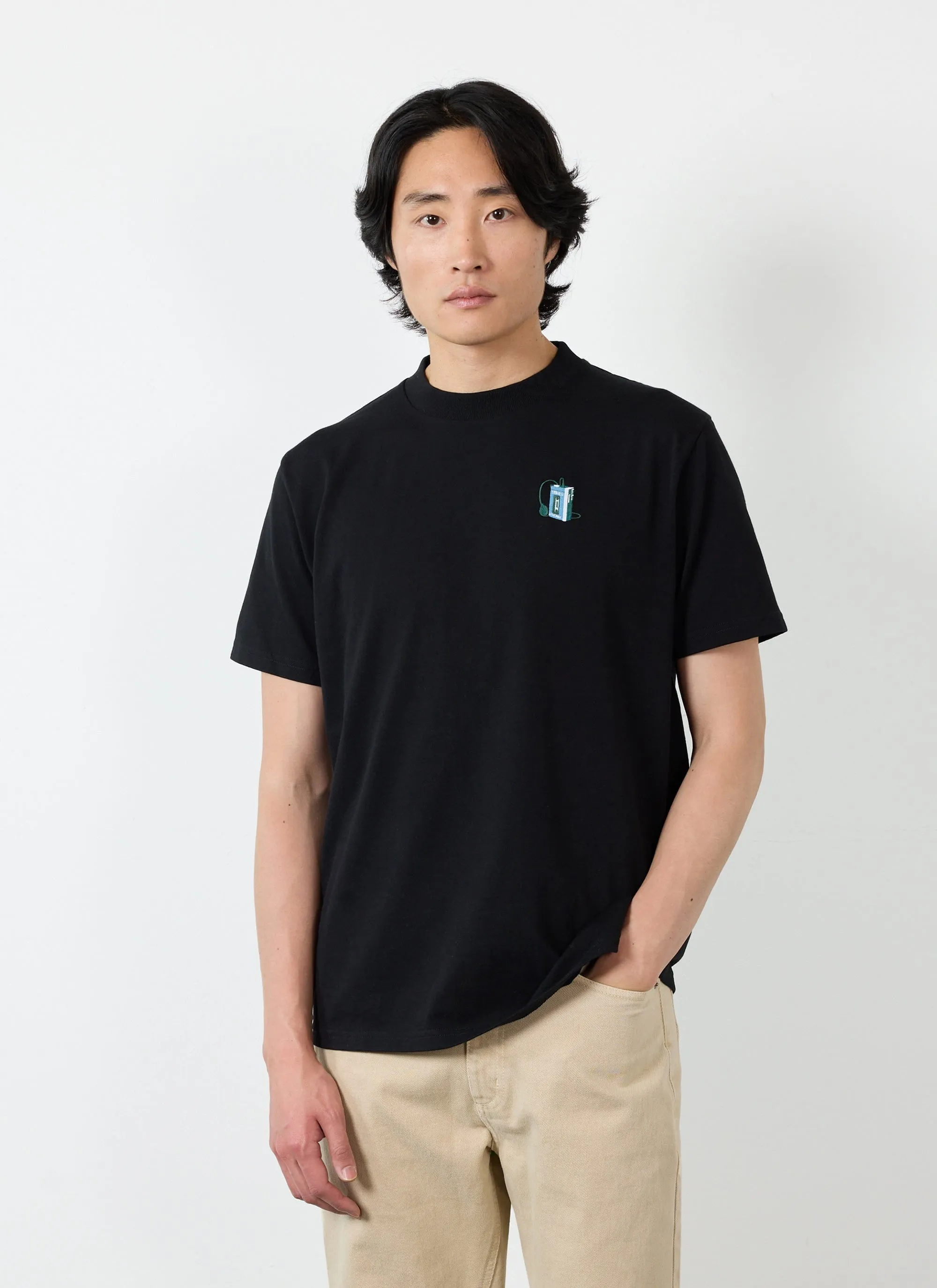 Walkman T Shirt | Organic Cotton | Black