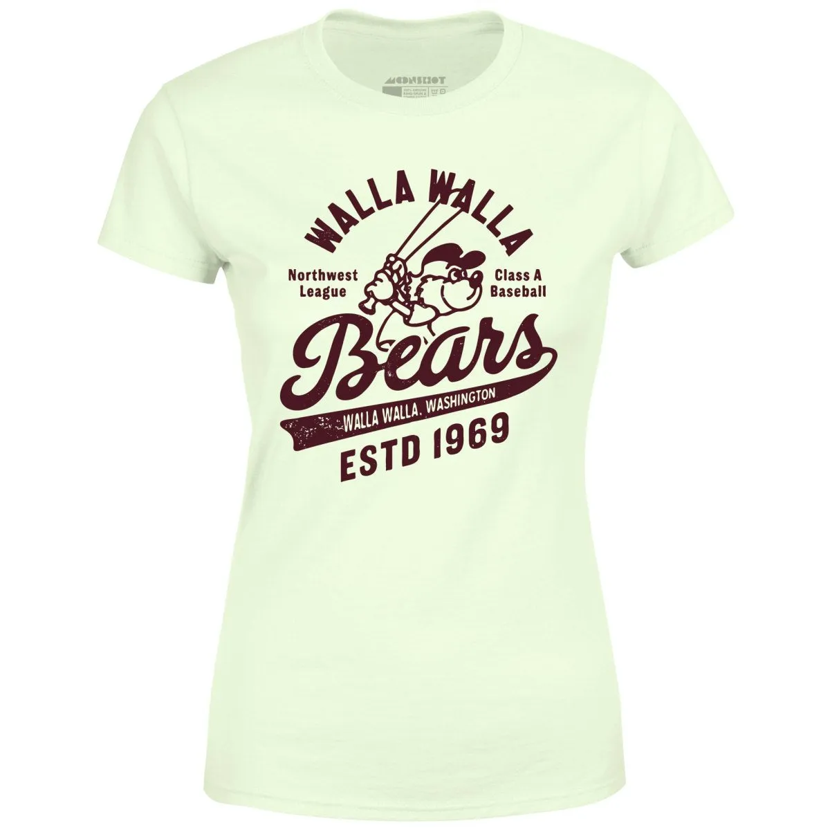 Walla Walla Bears - Washington - Vintage Defunct Baseball Teams - Women's T-Shirt