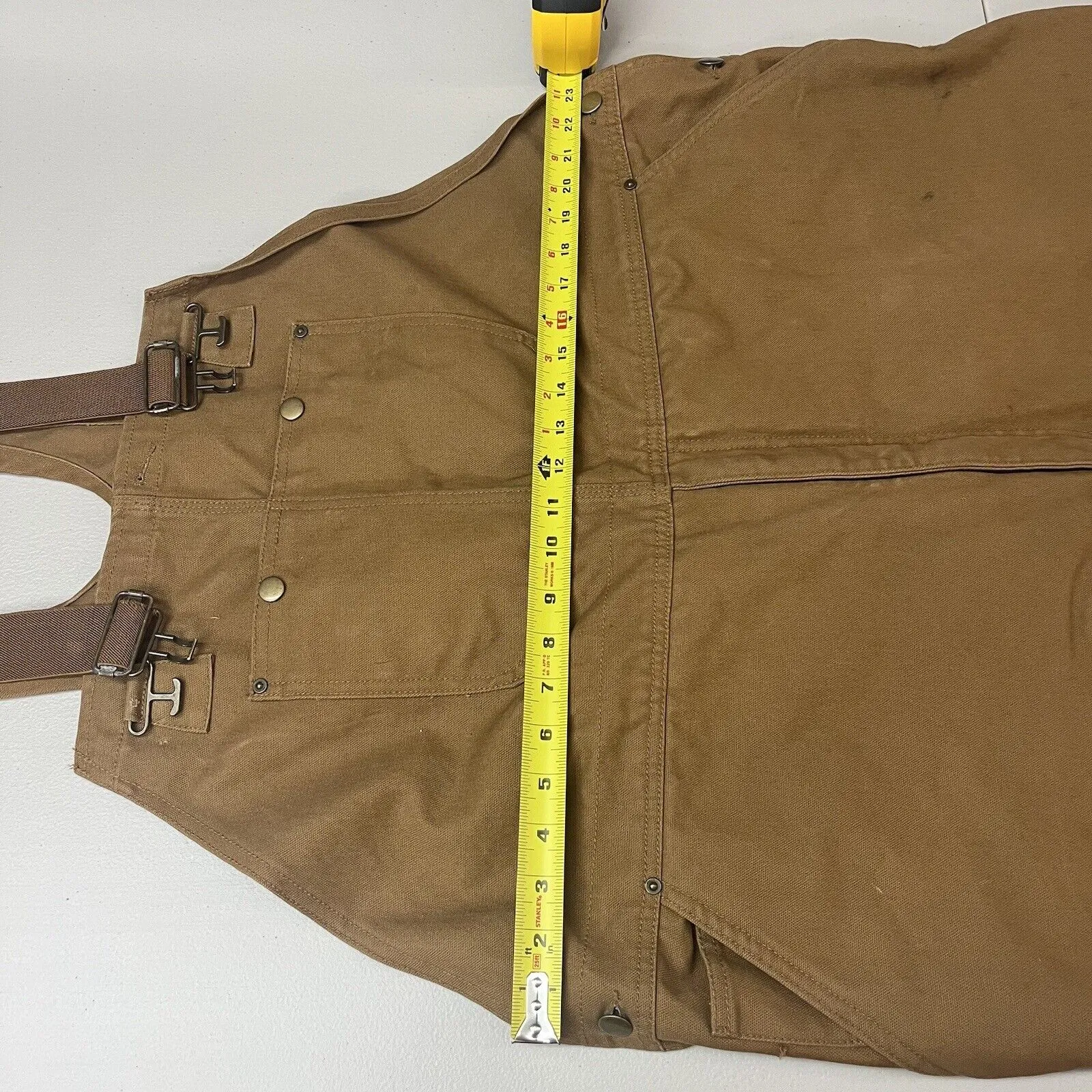 Walls Jacket And Work Overalls Set Men 2XL Brown Workwear Hooded Full Zip