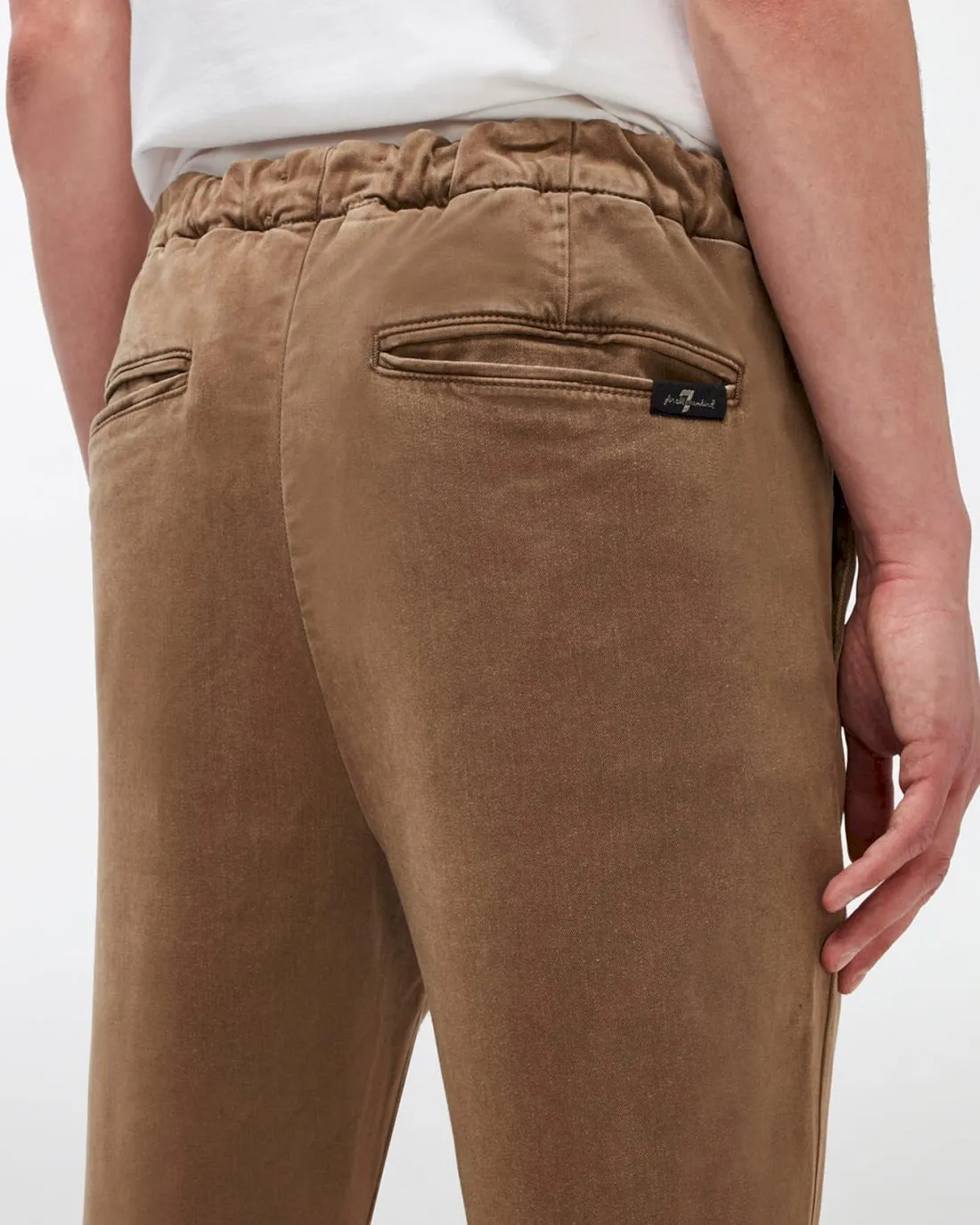 Warm Twill Jogger Chino in Camel