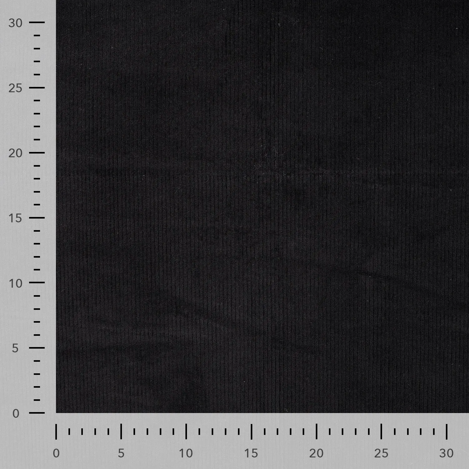 Washed Corduroy in Black