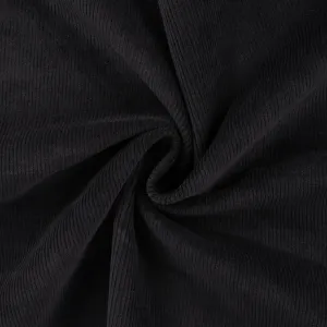 Washed Corduroy in Black