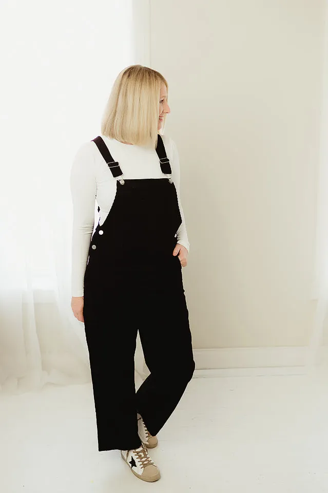 Washed Corduroy Overalls