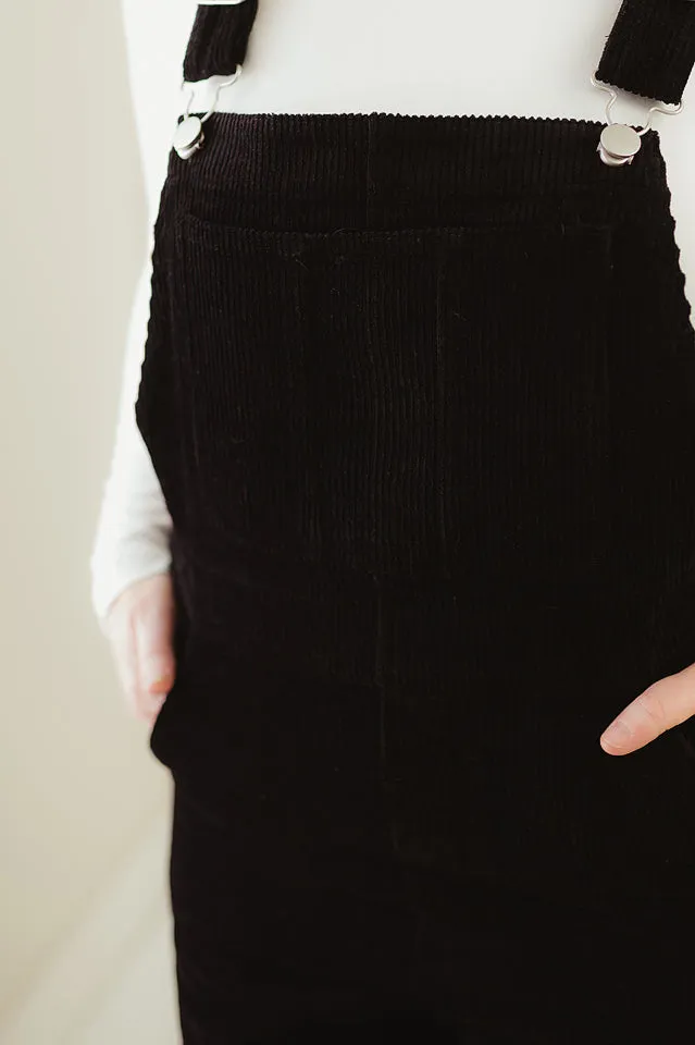 Washed Corduroy Overalls