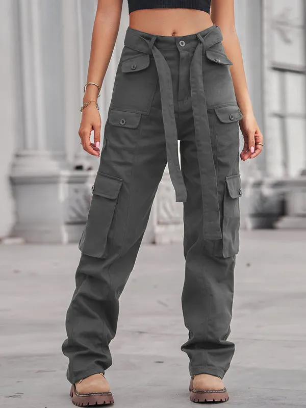 Washed denim industrial overalls