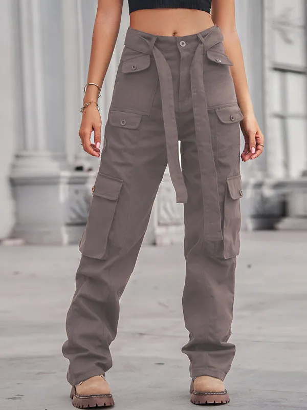 Washed denim industrial overalls