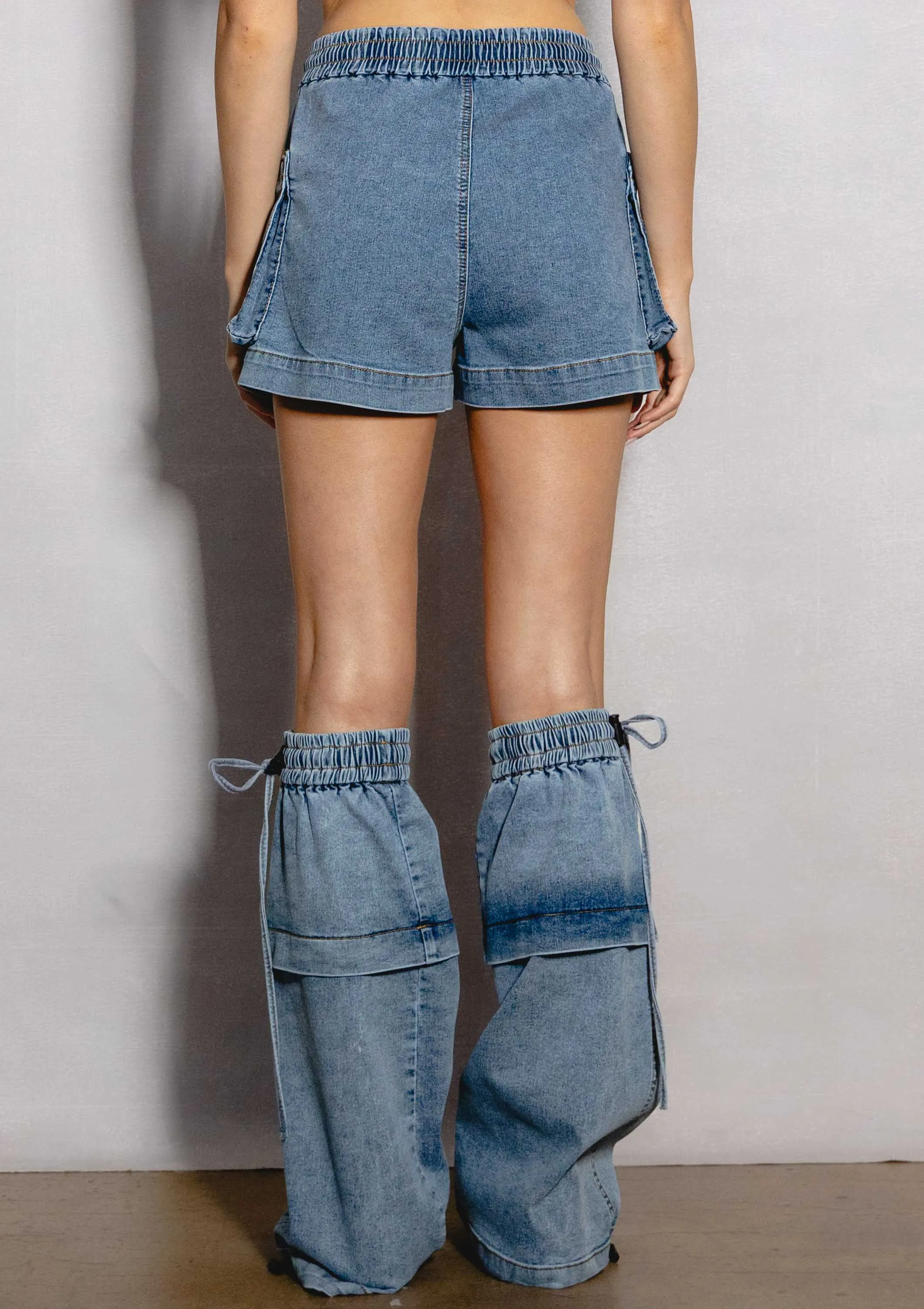 Washed Out Cargo Shorts