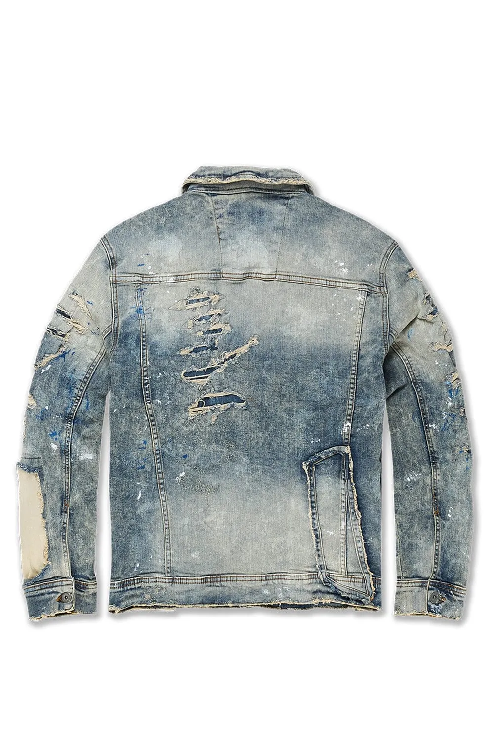 Washington Heights Denim Trucker Jacket (Desert Storm)