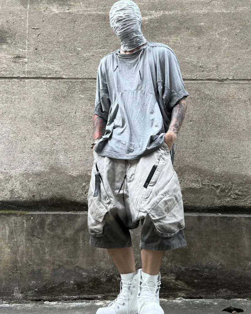 Wasteland Wear Functional Wide-Leg Cargo Shorts