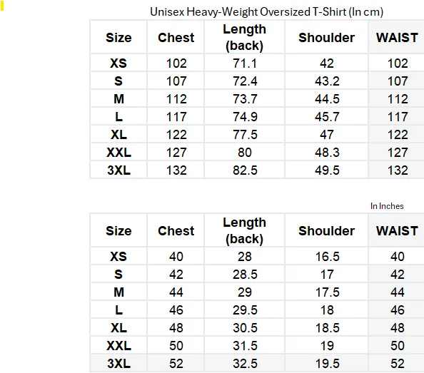 Wear Ur Emotions Heavyweight Oversized T-Shirts