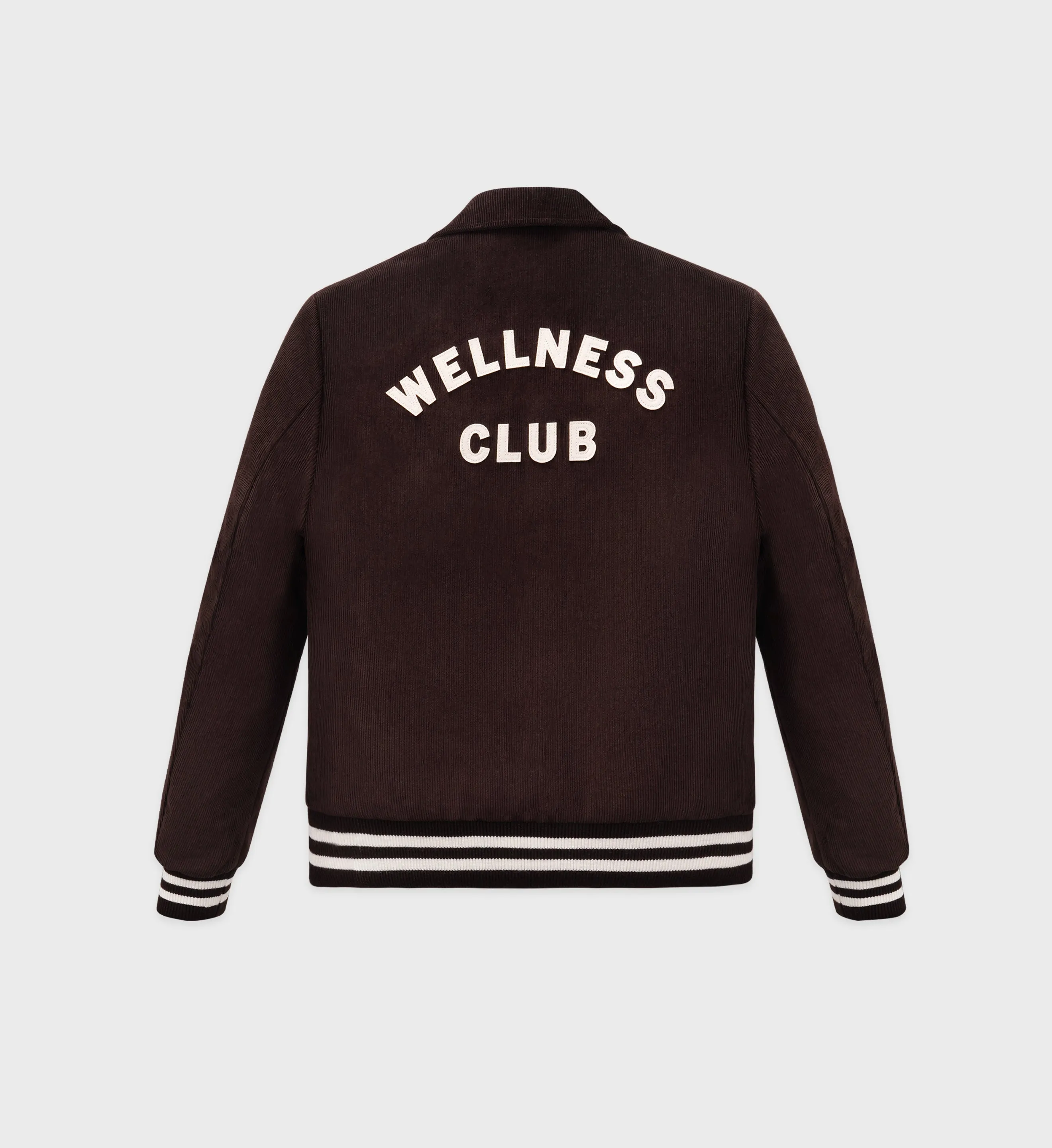 Wellness Club Corduroy Jacket - Chocolate/Cream