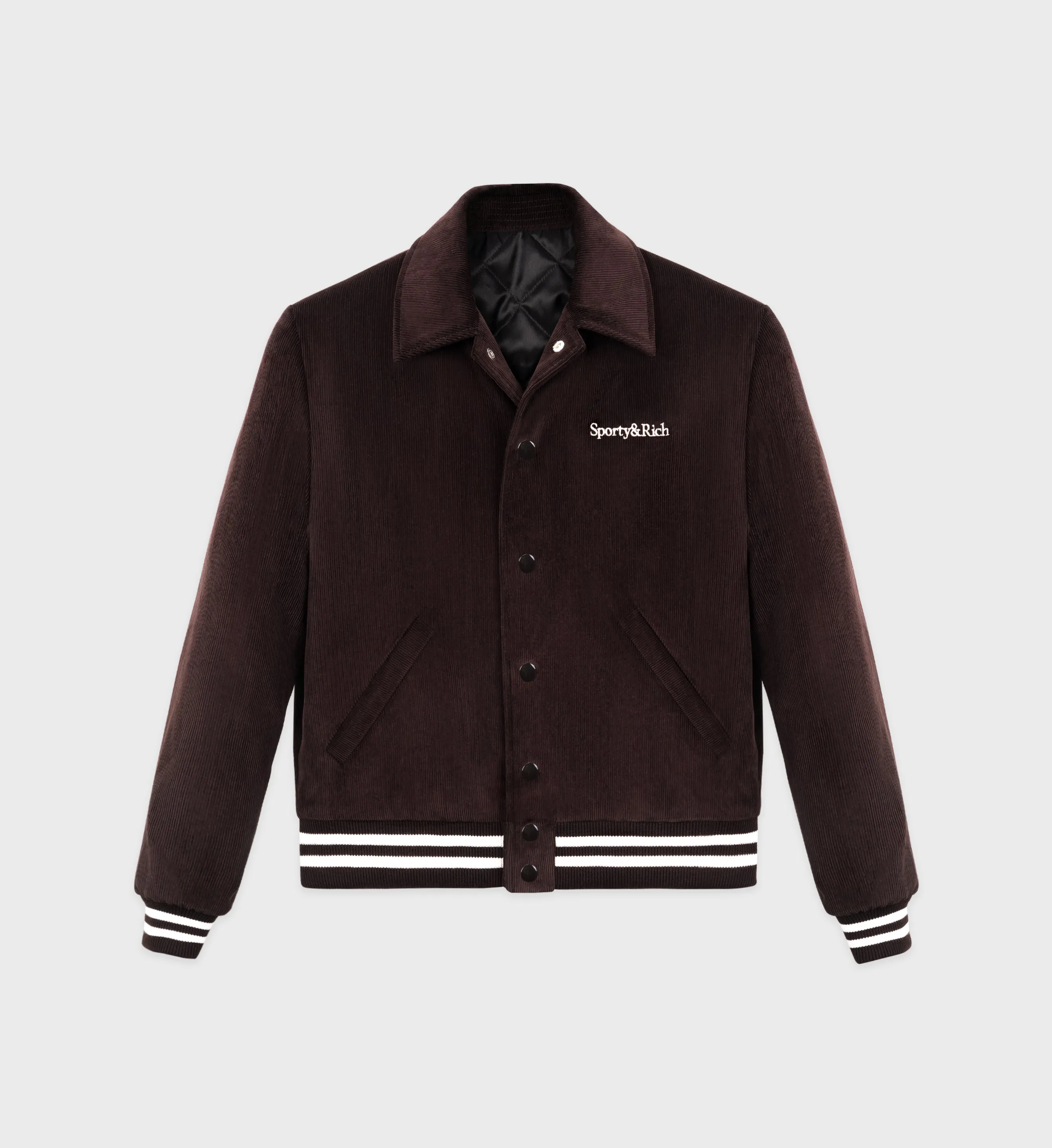 Wellness Club Corduroy Jacket - Chocolate/Cream