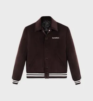 Wellness Club Corduroy Jacket - Chocolate/Cream